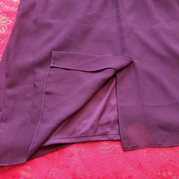 Le Bos Trim Tiered Hem Glitter Band Jacket Dress - Picture 7 of 8